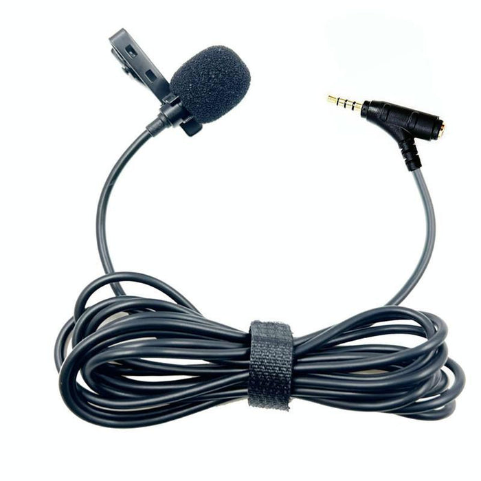 3.5Mm Lavalier Microphone With Earphone Jack & Clip
