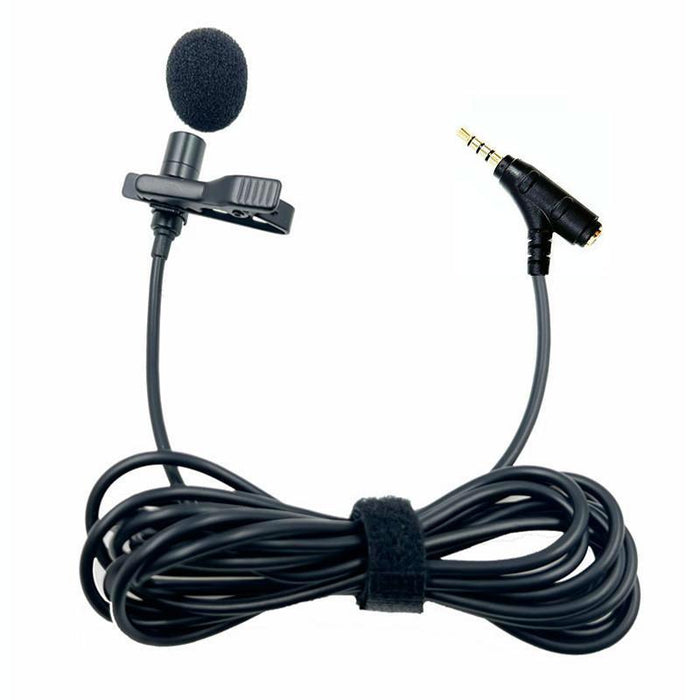 3.5Mm Lavalier Microphone With Earphone Jack & Clip