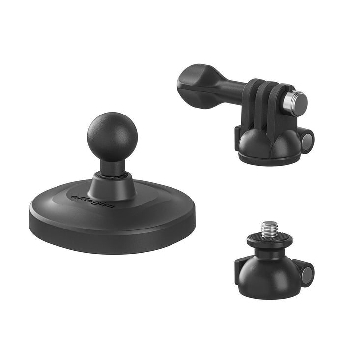 Am19 3 In 1 Magnetic Ball Head Mount Camera Strong Magnetic Universal Ball Head Dual Interface