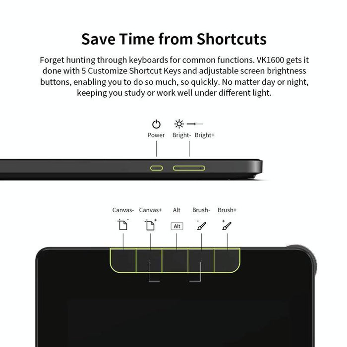 15.6 Inch Digital Drawing Screen For Mobile