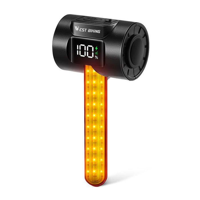 180-Degree Wide Angle Bike Tail Light With Dynamic Led Effects