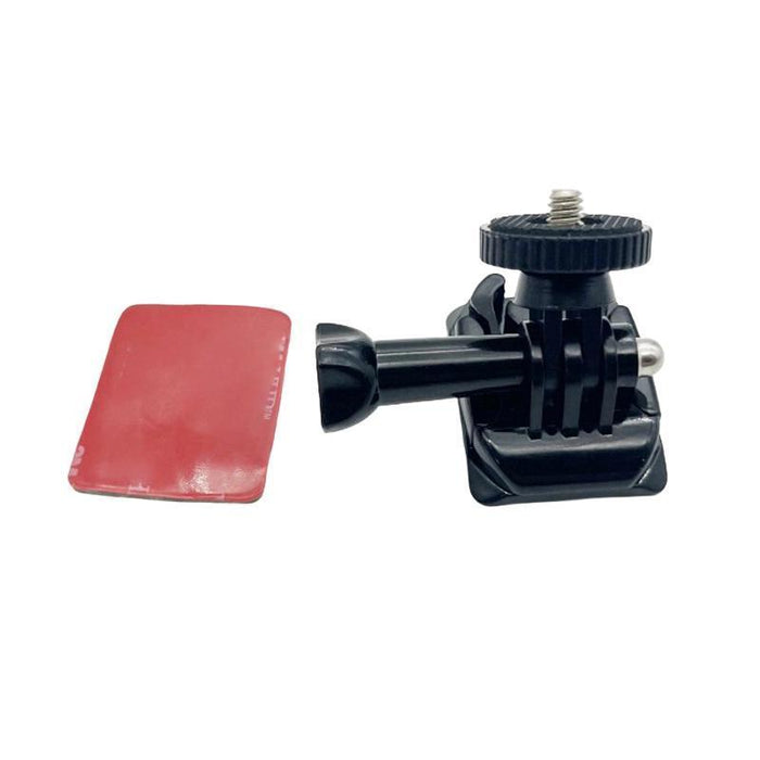 3Sets 1 / 4 Screw Adapter Quick-Release Base Motorcycle Helmet Accessory Base - Arc Shape