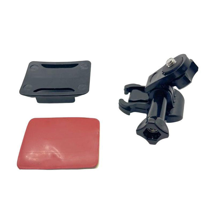 3Sets 1 / 4 Screw Adapter Quick-Release Base Motorcycle Helmet Accessory Base - Arc Shape