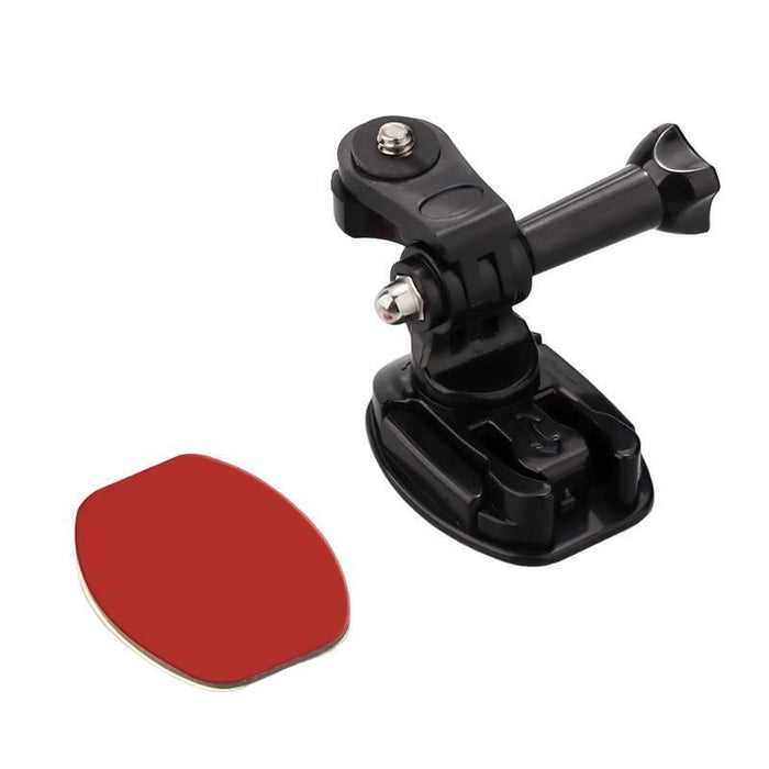 3Sets 1 / 4 Screw Adapter Quick-Release Base Motorcycle Helmet Accessory Base - Arc Shape