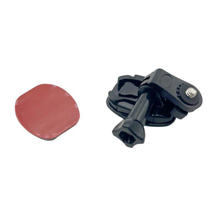 3Sets 1 / 4 Screw Adapter Quick-Release Base Motorcycle Helmet Accessory Base - Arc Shape