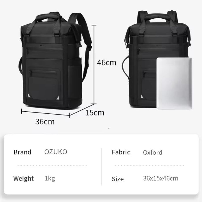 25L Water-Resistant Laptop Backpack For Men Ideal For Travel & Commuting