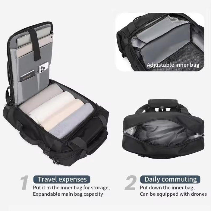 25L Water-Resistant Laptop Backpack For Men Ideal For Travel & Commuting