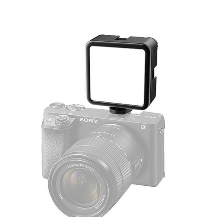 Vl81 Portable Three Cold And Hot Shoes Dual Colour Temperature Fill Light Shooting Recording Lighting Light