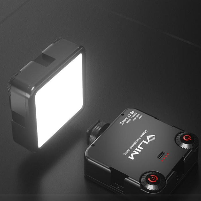 Vl81 Portable Three Cold And Hot Shoes Dual Colour Temperature Fill Light Shooting Recording Lighting Light