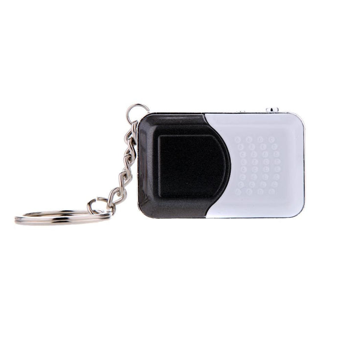 Ultra Mini Hd Kids Camera With Key Ring Tf Card Support Gray