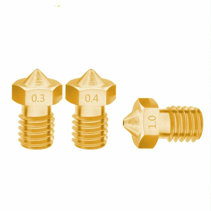 8-Piece E3D-V5 V6 M6 Thread Hot Nozzle Set For 3D Printers 1.75 / 0.8Mm