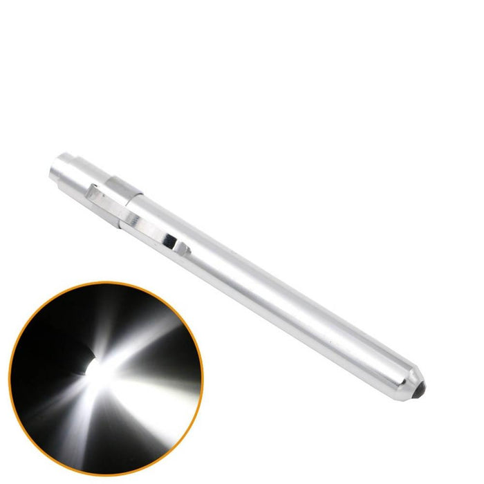 5-Piece Mini Led Pocket Penlight For Ear & Mouth Care Silver