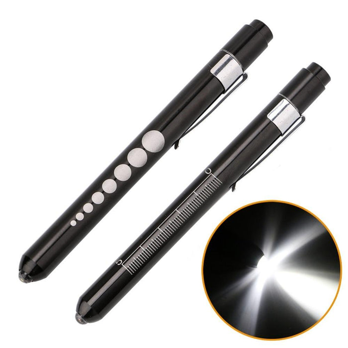 5-Piece Mini Led Pocket Penlight For Ear & Mouth Care Silver
