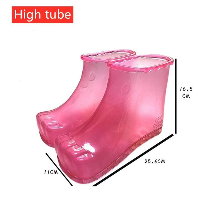 Portable Plastic Bubble Foot Bucket 16.5Cm Height Fits Size 42 Shoes