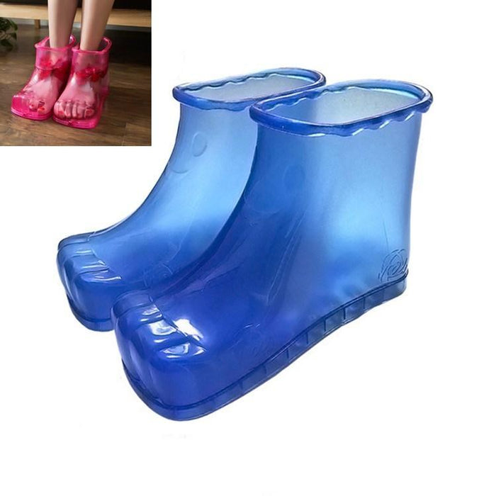 Portable Plastic Bubble Foot Bucket 16.5Cm Height Fits Size 42 Shoes