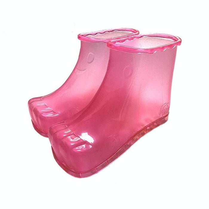 Portable Plastic Bubble Foot Bucket 16.5Cm Height Fits Size 42 Shoes