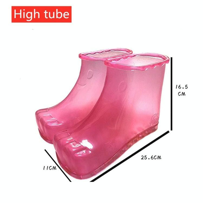 Portable Plastic Bubble Foot Bucket 16.5Cm Height Fits Size 42 Shoes