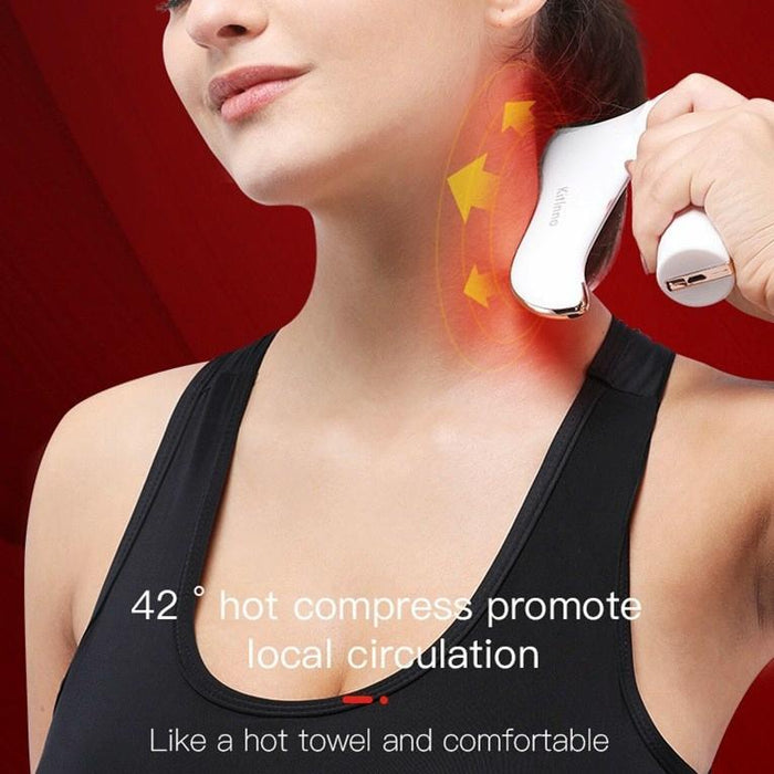 Electric Cervical Spine Massage Knife White