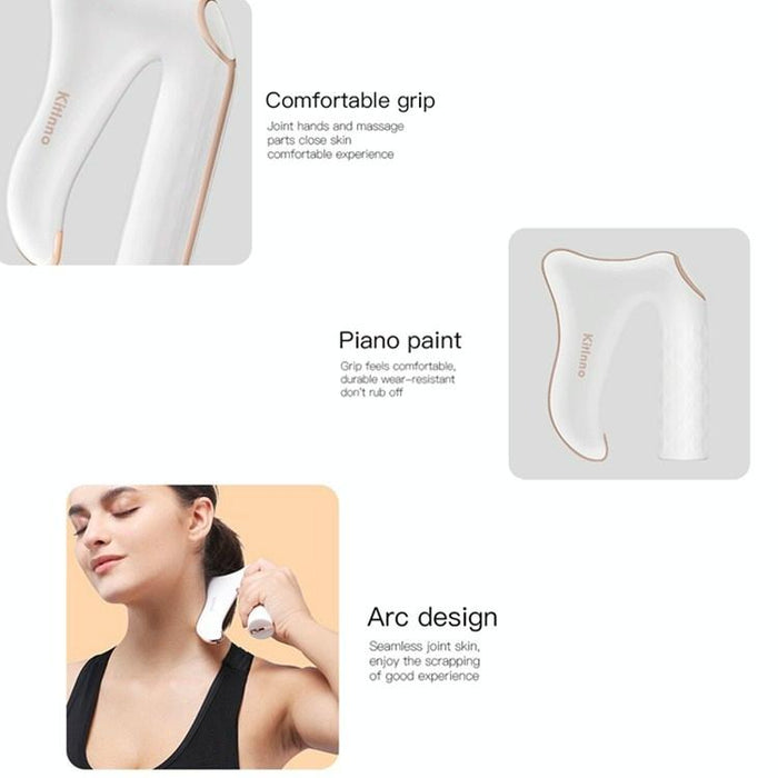 Electric Cervical Spine Massage Knife White