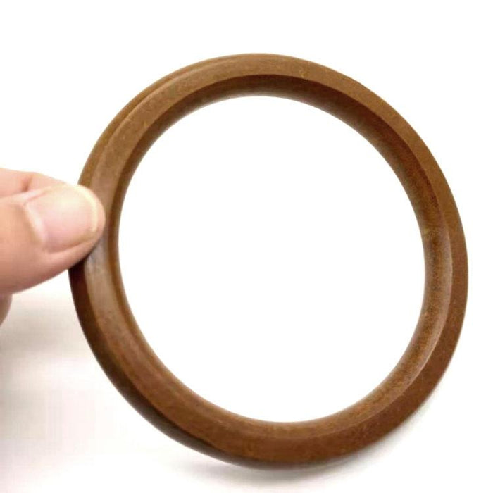 2-Pack Solid Wood Round Luggage Handles
