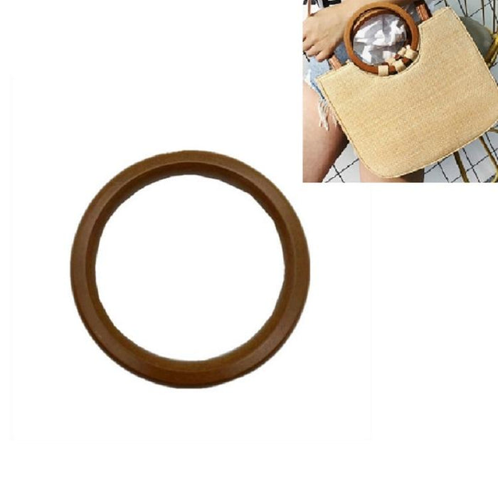 2-Pack Solid Wood Round Luggage Handles