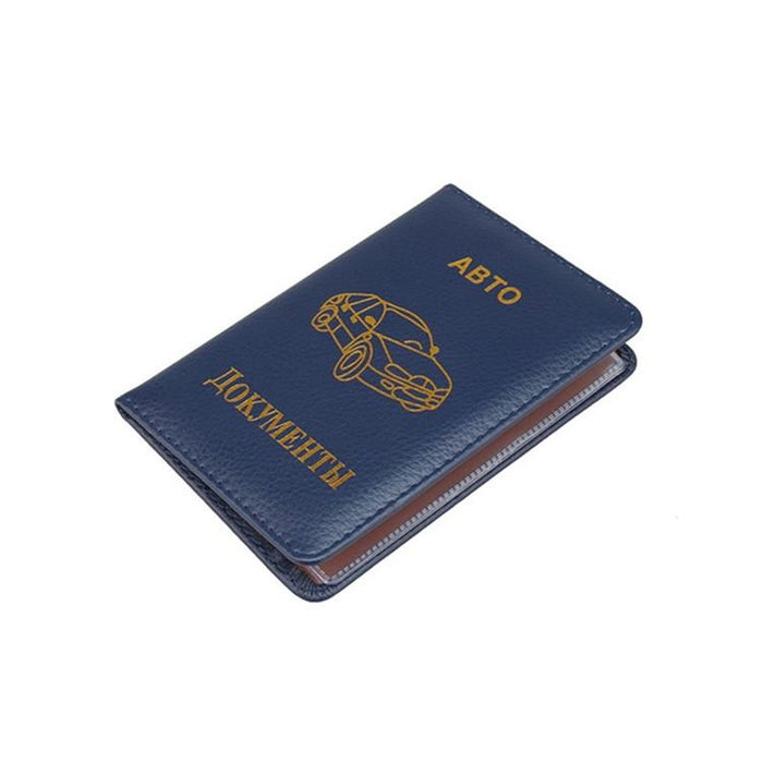 Russian Driver License Holder Genuine Leather Case