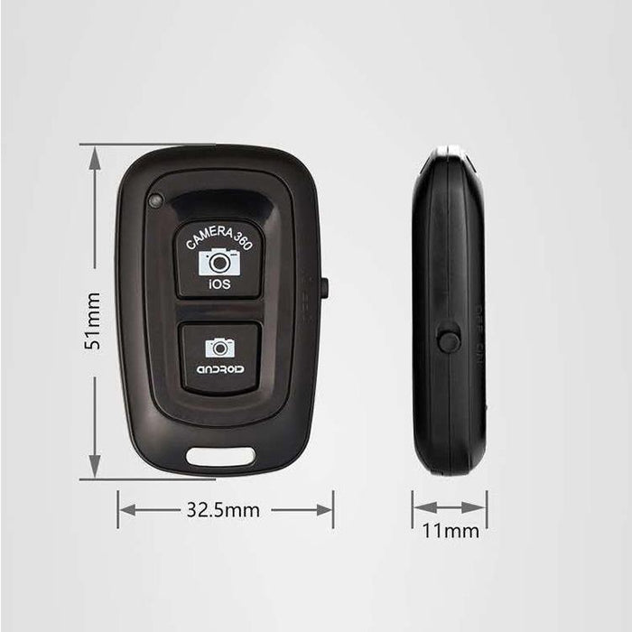 Bluetooth Remote Shutter For Self Timer Black
