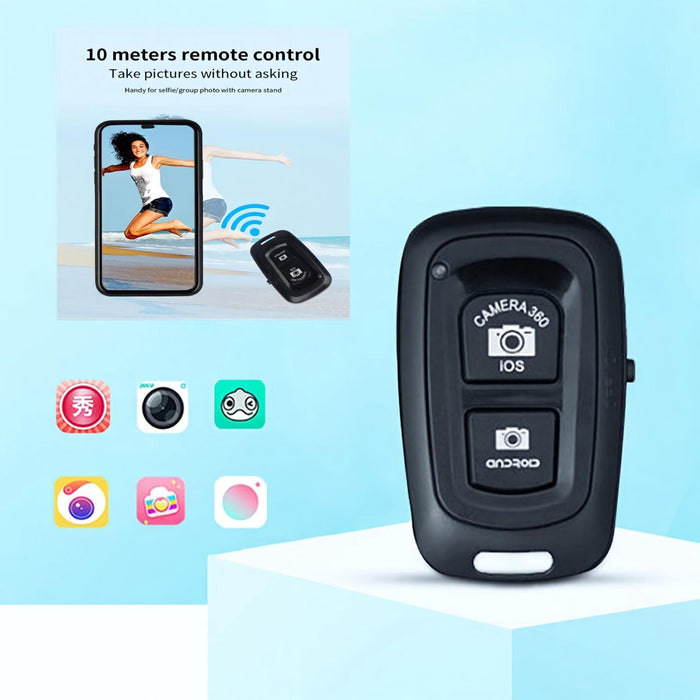 Bluetooth Remote Shutter For Self Timer Black
