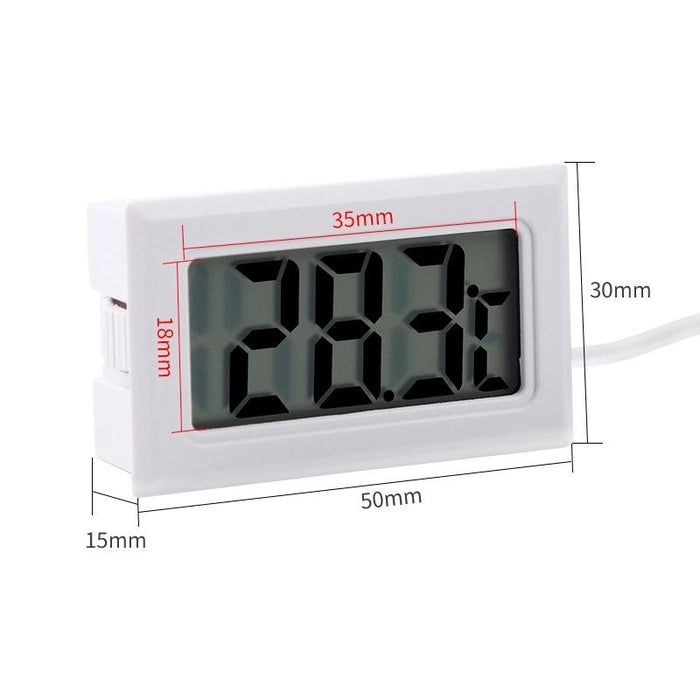 Compact Lcd Indoor Thermometer Celsius