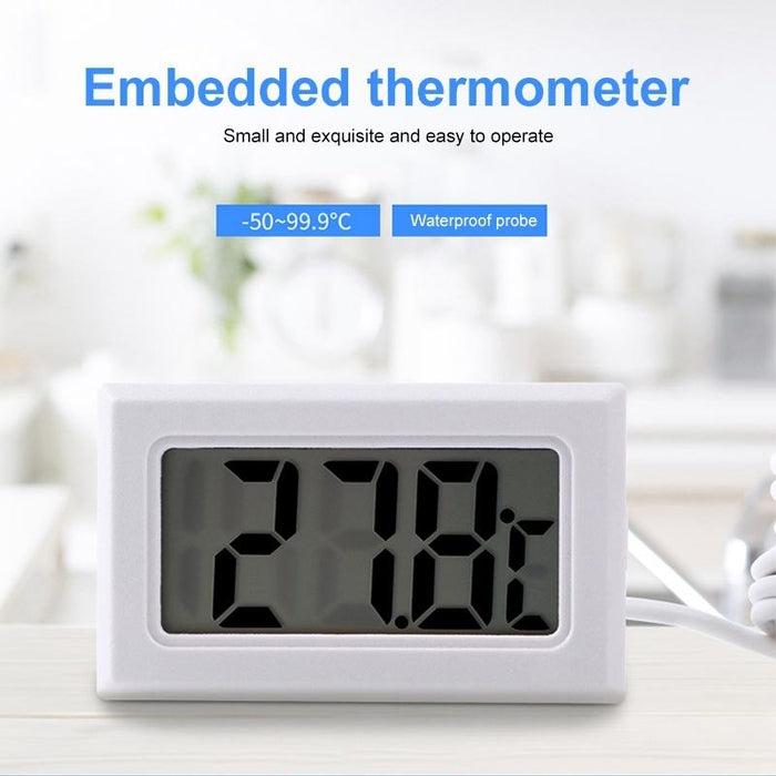Compact Lcd Indoor Thermometer Celsius