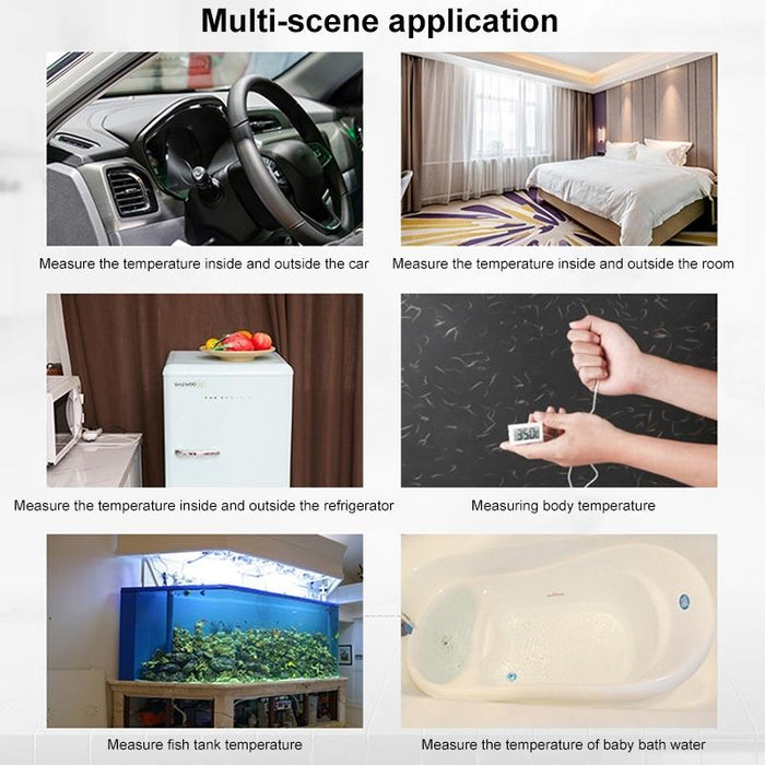 Compact Lcd Indoor Thermometer Celsius