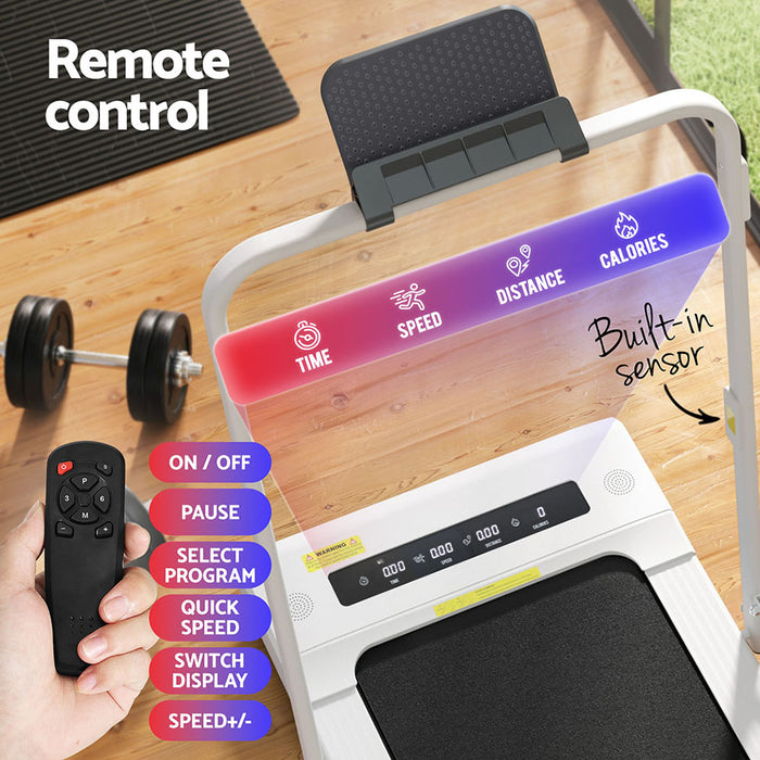 Treadmill Electric Walking Pad Under Desk Home Gym Fitness 400Mm White