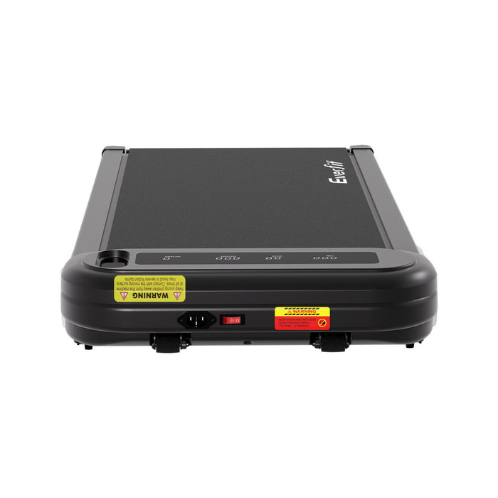 Treadmill Electric Walking Pad With Incline Under Desk Home Gym Black