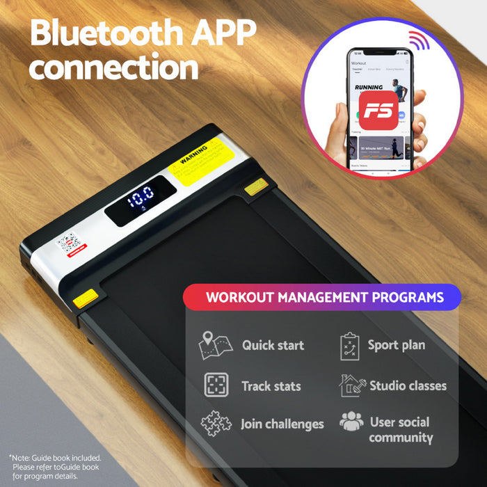 Treadmill Electric Walking Pad Under Desk Home Gym Fitness Foldable Belt