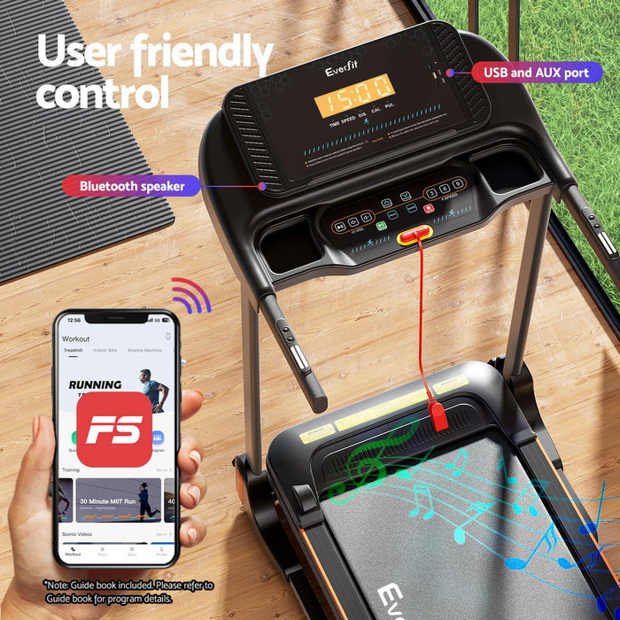 Treadmill Electric Home Gym Fitness Exercise Equipment Incline 390Mm