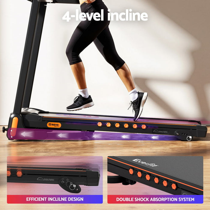 Treadmill Electric Home Gym Fitness Exercise Equipment Incline 390Mm
