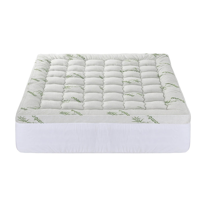Mattress Topper 11cm Pillowtop Toppers Bamboo King