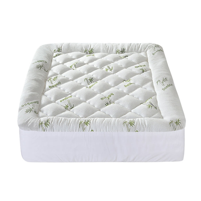 Mattress Topper 5cm Pillowtop Toppers Bamboo Double