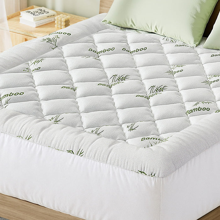 Mattress Topper 5cm Pillowtop Toppers Bamboo King