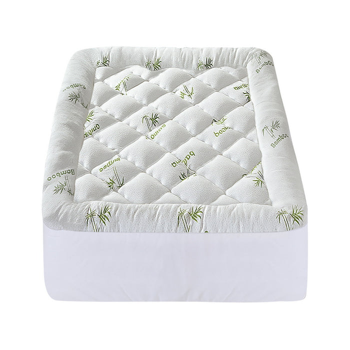 Mattress Topper 5cm Pillowtop Toppers Bamboo King Single