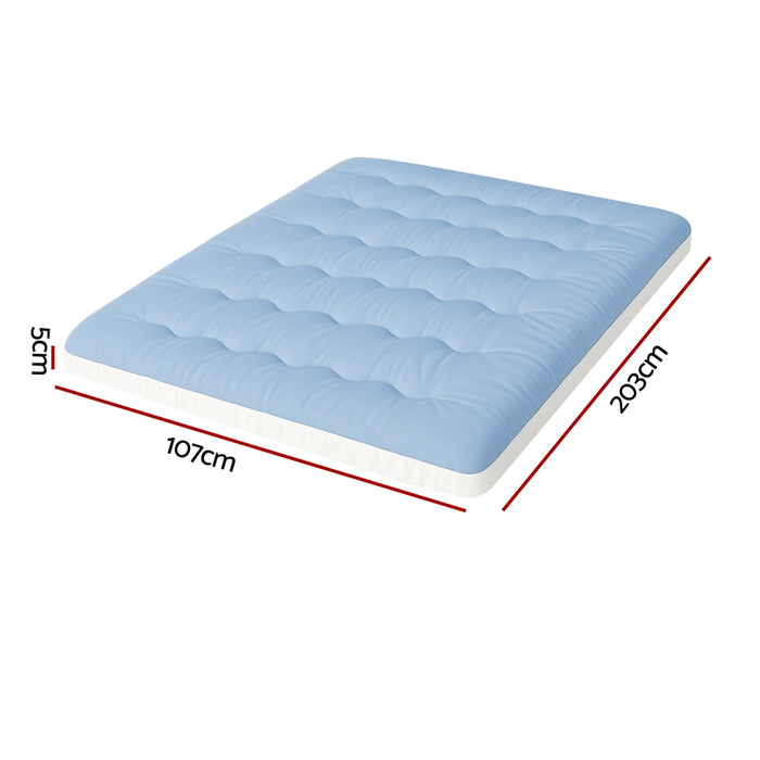 5cm Mattress Topper Pillowtop Toppers Double-Sided King Single