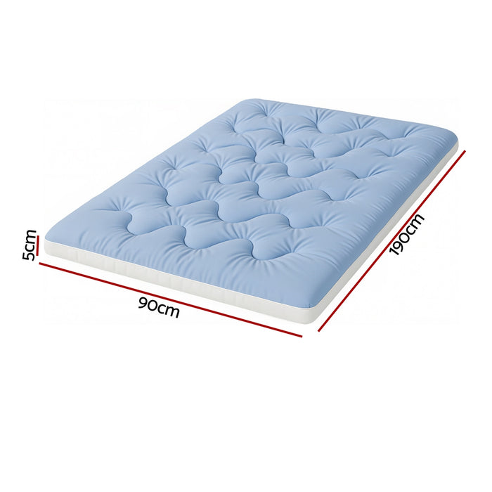 5cm Mattress Topper Pillowtop Toppers Double-Sided Single