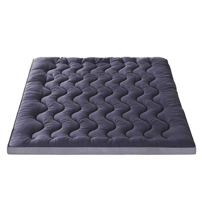 5cm Mattress Topper Pillowtop Toppers Bamboo Charcoal King
