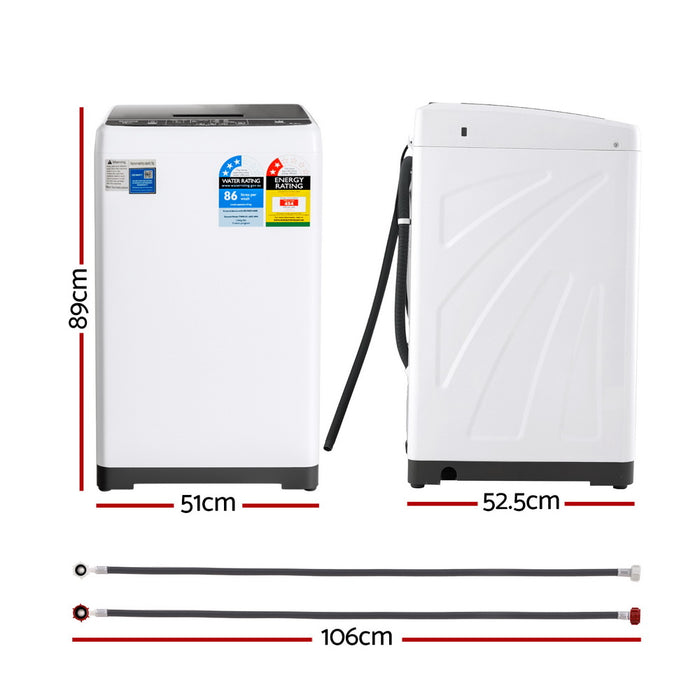 6Kg Top Load Washing Machine White