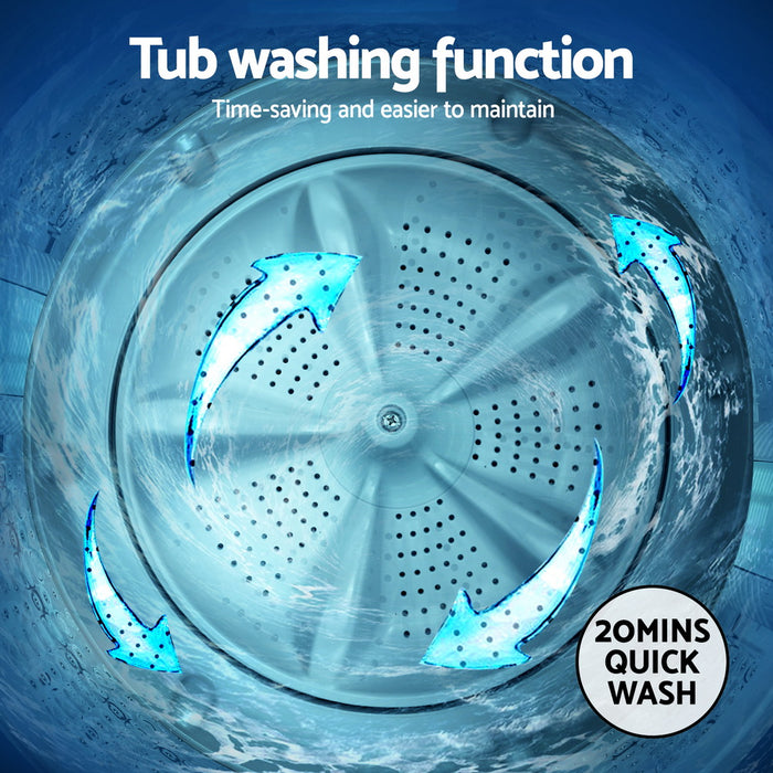 6Kg Top Load Washing Machine White