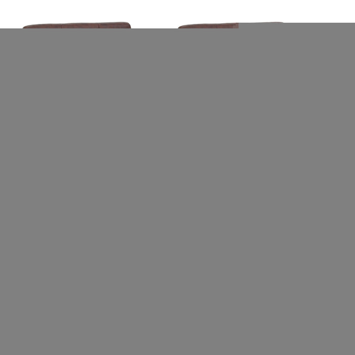 2X Bar Stools Kitchen Dining Chairs Counter Pu Leather Wooden Ada Brown