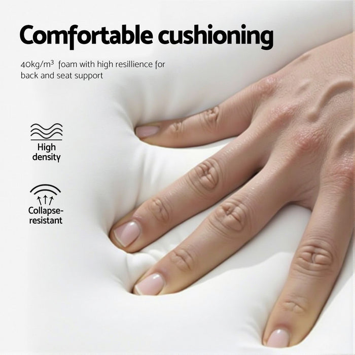 Dining Chairs Set Of 4 Velvet Channel Tufted Blue