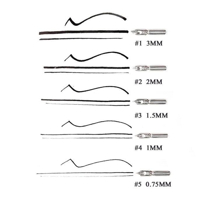 5 Nibs Calligraphy Pen Set For Art & Design