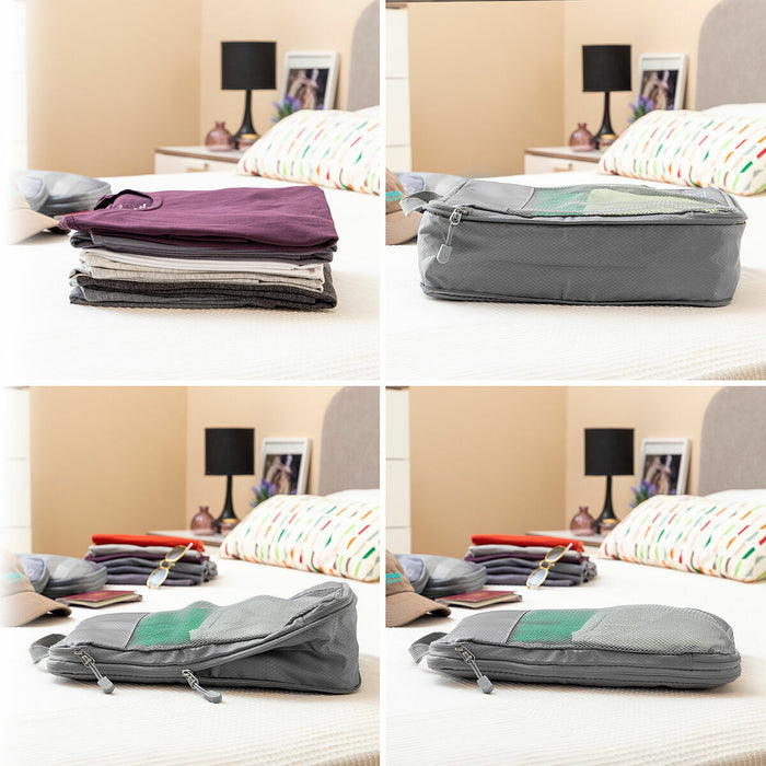 Suitcase Organiser Compression Bags Compakube 4 Pieces