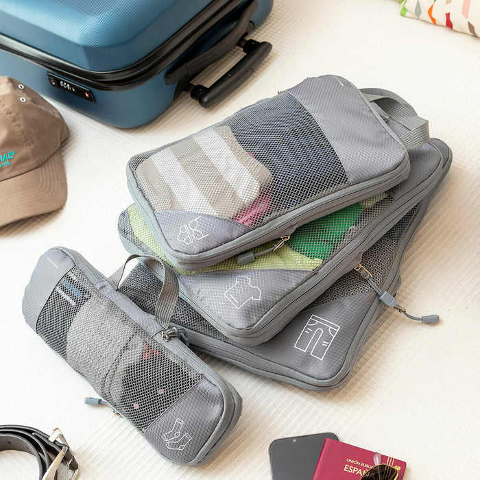 Suitcase Organiser Compression Bags Compakube 4 Pieces